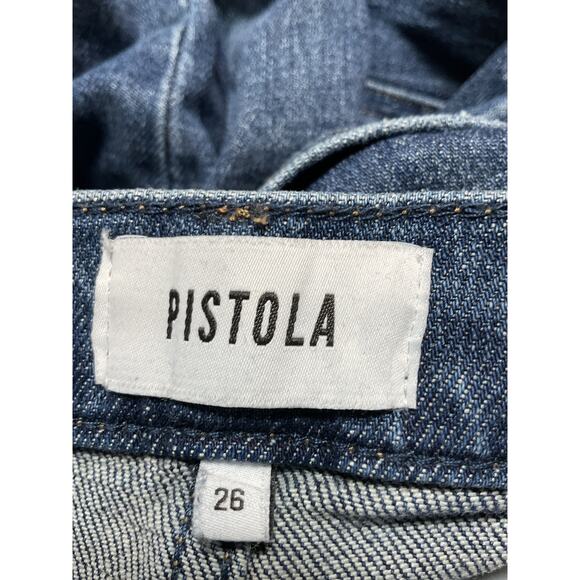 Pistola 'Colleen' Blue Super High Rise Slim Boot Cut Denim Jean Size 26 - Picture 4 of 5